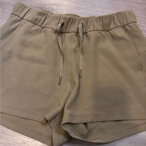 lululemon athletica Tan Athletic Shorts